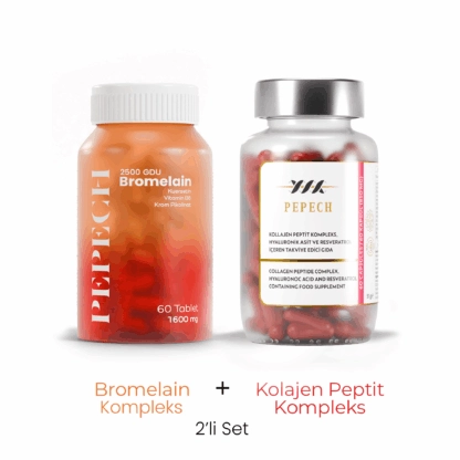Kolajen Kompleks + Bromelain (2'li Set)