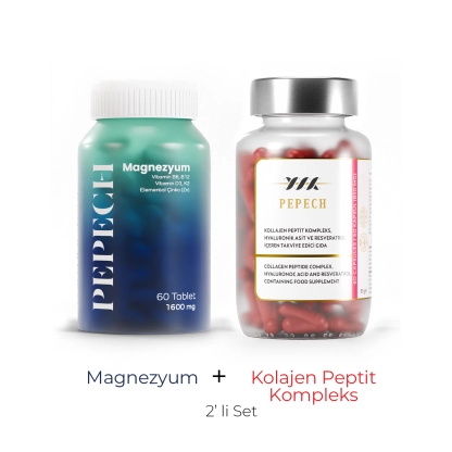 Magnezyum + Kollajen Peptit Kompleks (2'li Set)