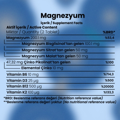 Magnezyum + Kollajen Peptit Kompleks (2'li Set)
